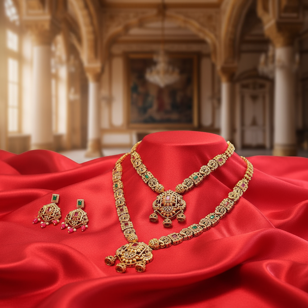 Haram & Necklace Combo Set