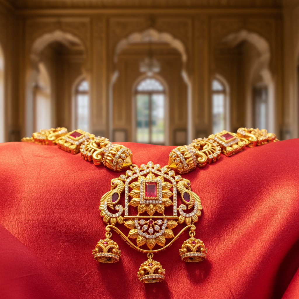 Haram & Necklace Combo Set